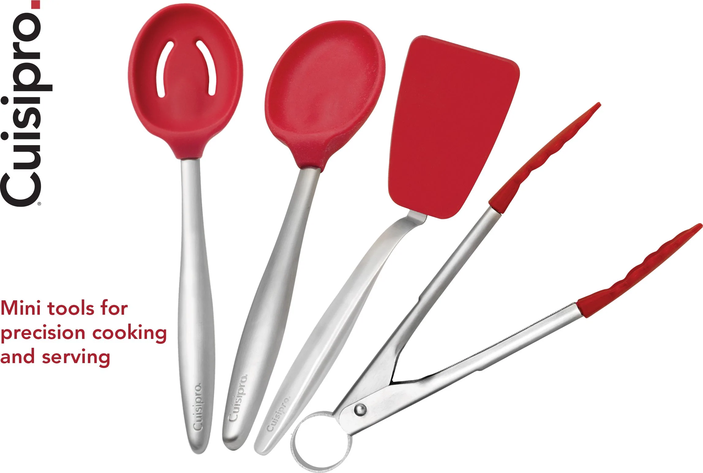 Cuisipro 9-Piece Red Measuring Spoon Set