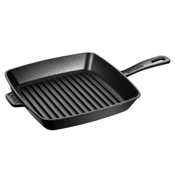 STAUB American Square Cast Iron Grill Pan 26cm – Black