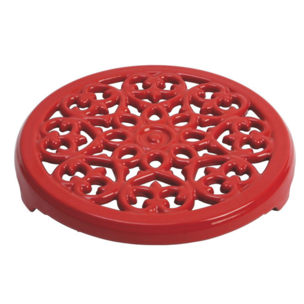 STAUB Lily Cast Iron Trivet 23cm – Cherry