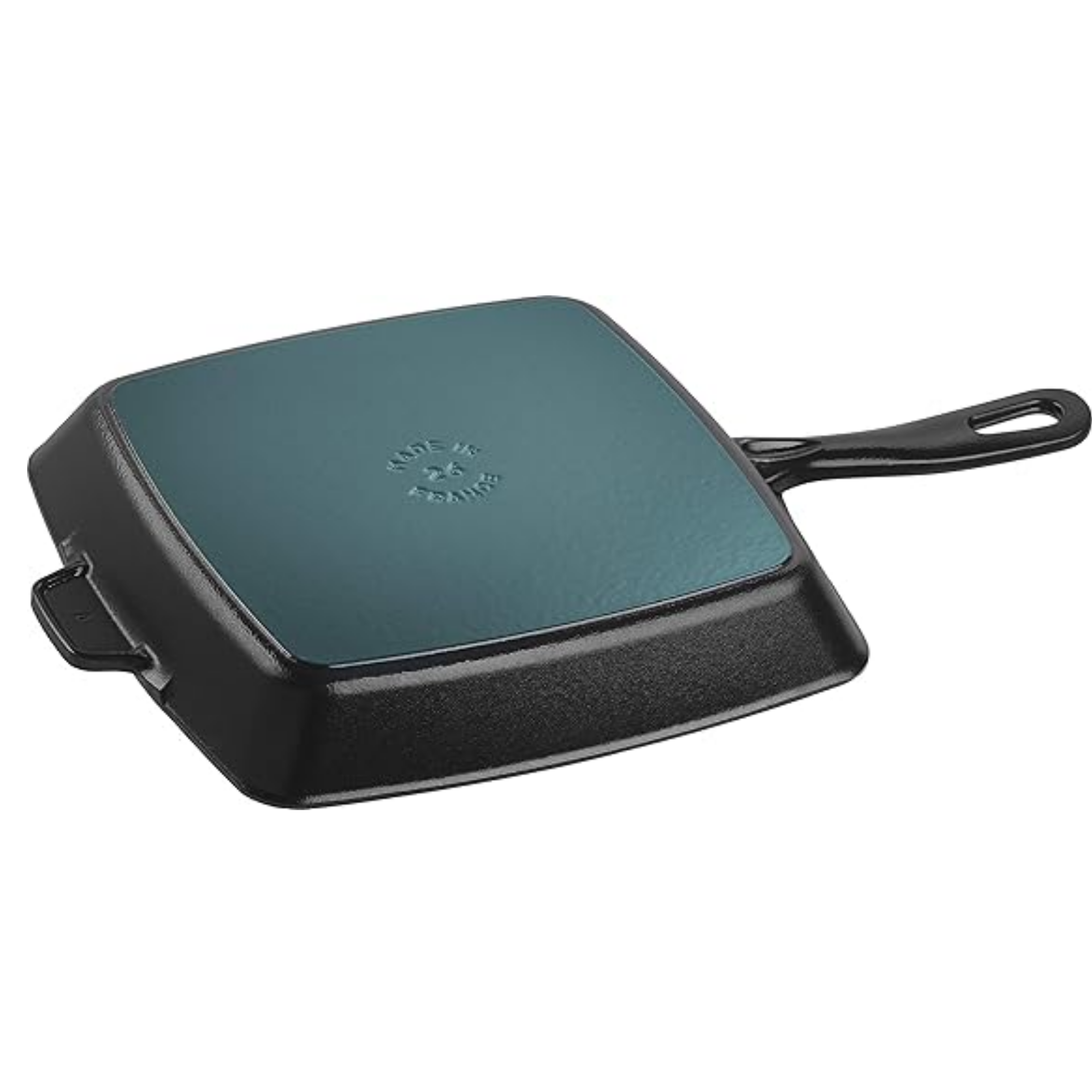 STAUB American Square Cast Iron Grill Pan 26cm – Black - Image 3