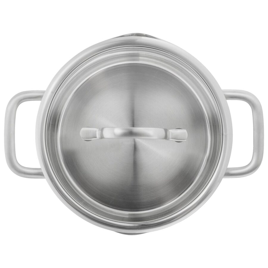 Zwilling Trueflow Stainless Steel Pots with Glass Lids - Image 3