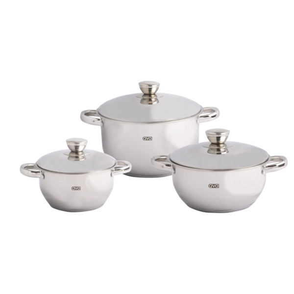 AVA Kitchenworks Limited Stock - 6pc Stainless Steel Pot Set