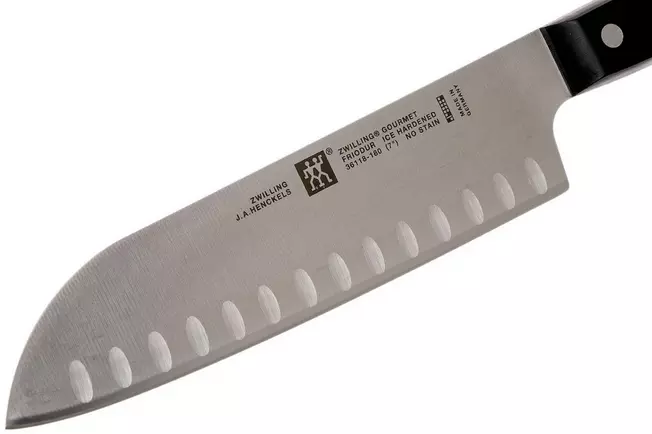 Zwilling Gourmet Santoku Knife Hallow Edge - 18cm - Image 3