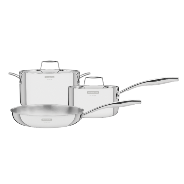 TRAMONTINA GRANO STAINLESS STEEL COOKWARE SET- 5PC