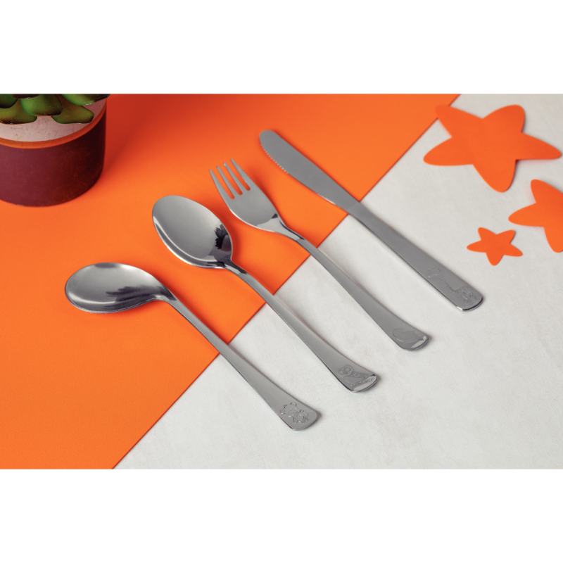 Tramontina 4pc. Children's Cutlery Set, Stainless Steel - Image 2