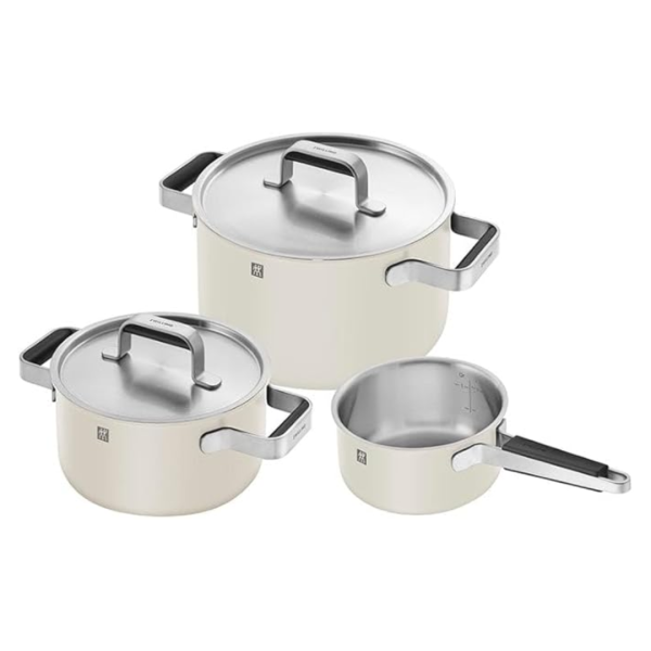 Zwilling Pure Stainless Steel POTSET-5PC IVORY