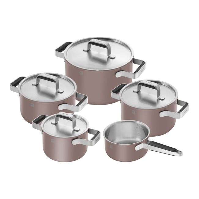 Zwilling Pure Stainless Steel POTSET-9PC Rose