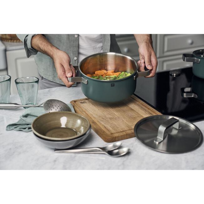 Zwilling Pure Stainless Steel POTSET-5PC Green - Image 6