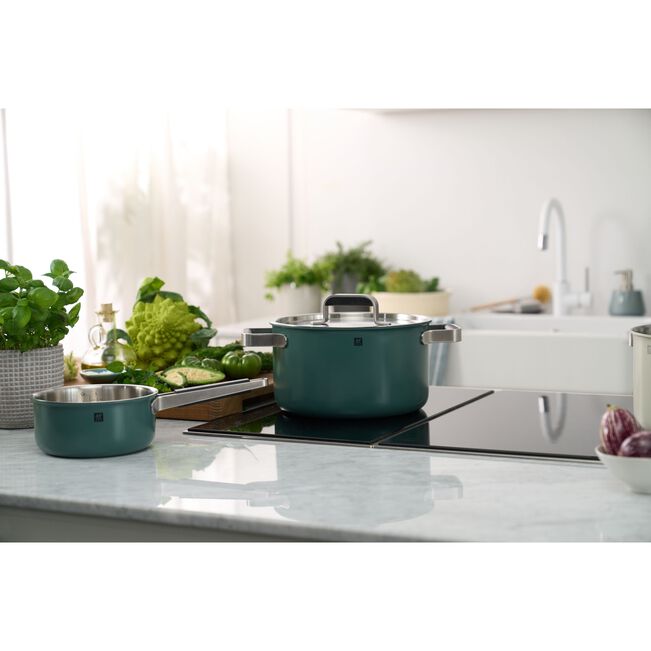 Zwilling Pure Stainless Steel POTSET-5PC Green - Image 7