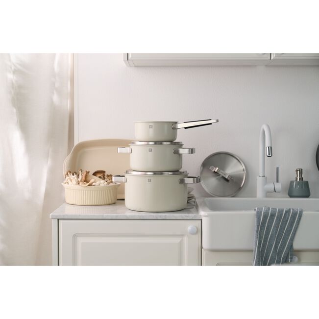 Zwilling Pure Stainless Steel POTSET-5PC IVORY - Image 8