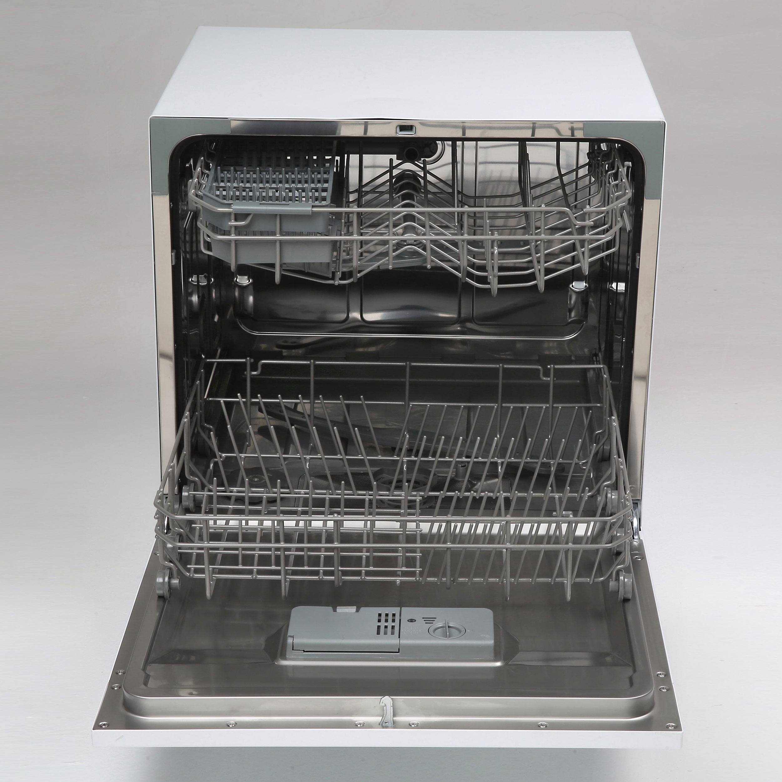 Swan Countertop 8 Place Dishwasher White - Image 3