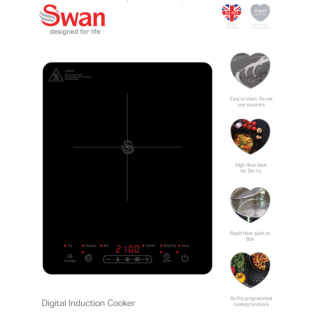 Swan Digital Induction Cooker - Image 2