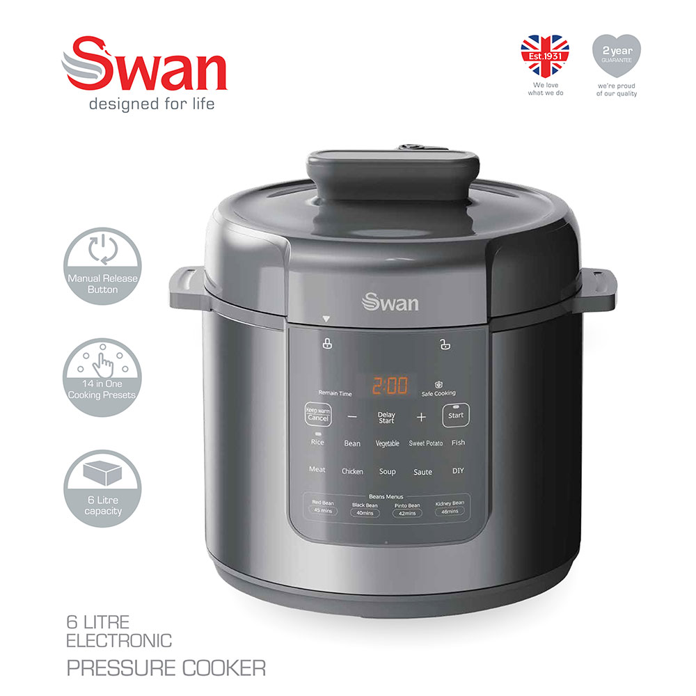 SWAN 6L Pressure Cooker - Image 4
