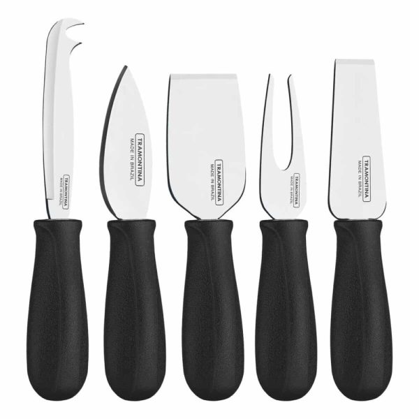 Tramontina Cheese Knife & Fork Set – 5 Piece