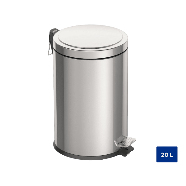 Tramontina 20L Stainless Steel Pedal Bin