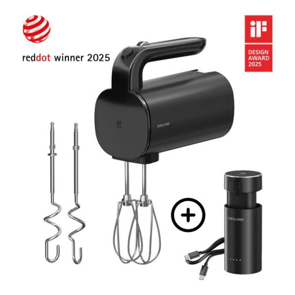 ZWILLING XTEND Cordless Starter Set: Hand Mixer (Including Battery)