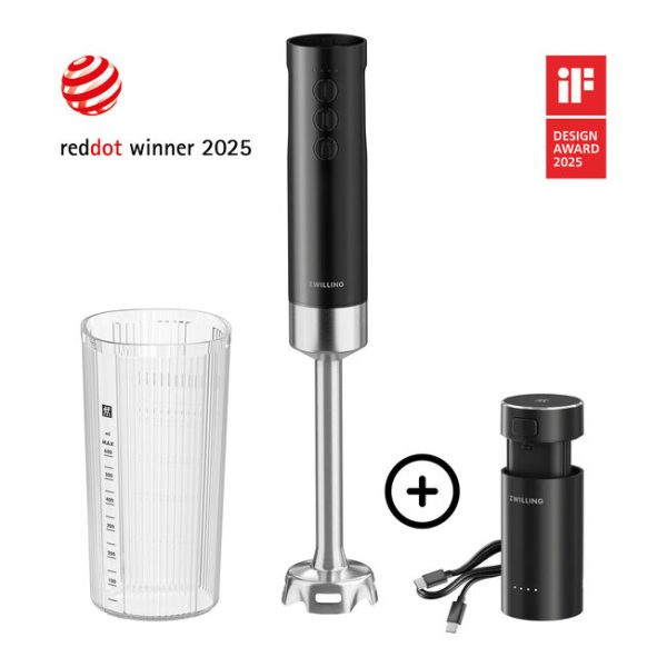 ZWILLING XTEND Cordless Starter Set: Hand Blender (Including Battery)