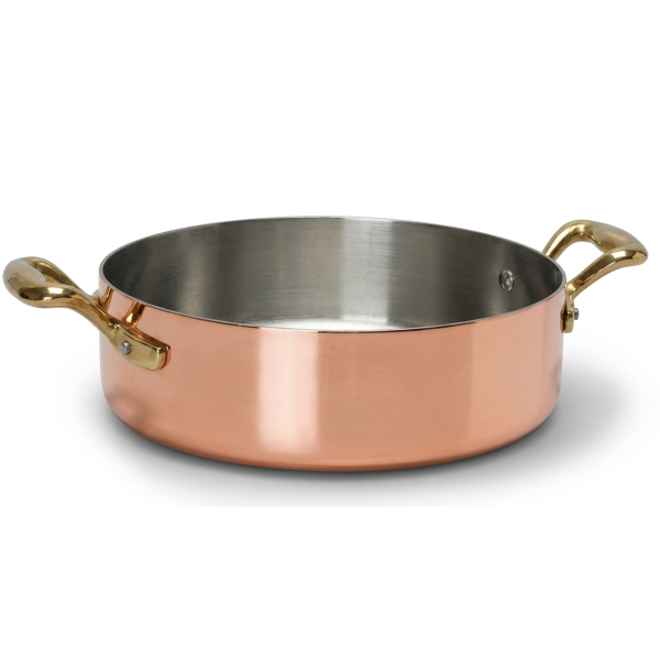 Ballarini - Copper Low casserole with Lid -24cm