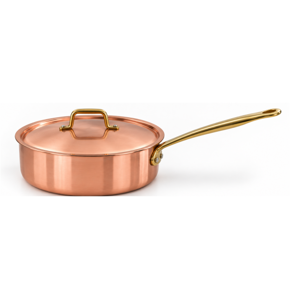 Ballarini Professional 1500 Series Copper Low Saucepan with Lid – 28cm