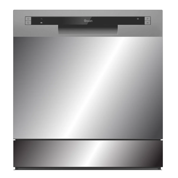 Swan Silver 8 Place Countertop Dishwasher